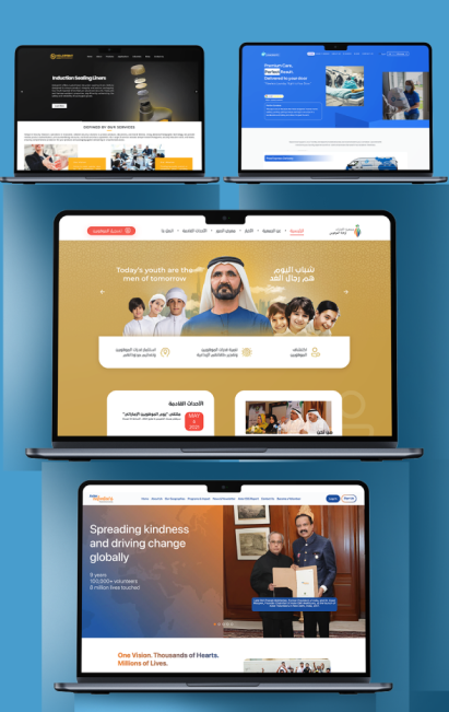 Labotel website dashboard and website screen image