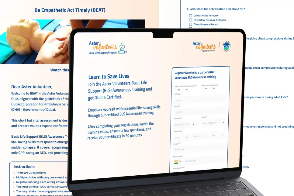 BLS Awareness Training Website