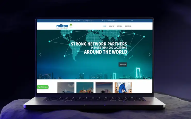 Shipping & Logistics Website